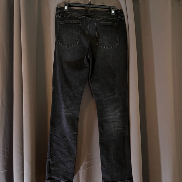 Cabi High Straight Smolder Jeans 3560 Black Size 10 - Picture 2 of 5